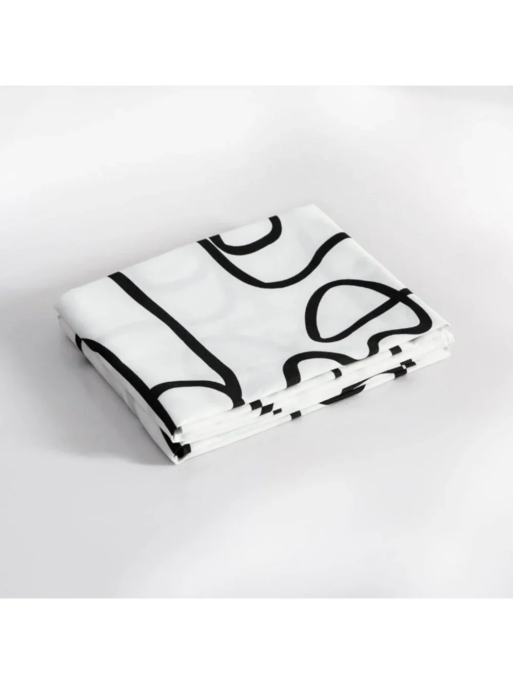 King Size Cotton Pillowcases Set of 2 - Soft Breathable Geometric Print Covers